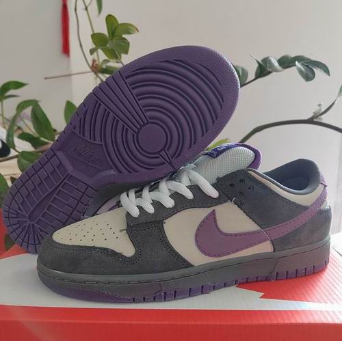Cheap Nike Dunk Grey Purple Shoes Men and Women-107 - Click Image to Close
